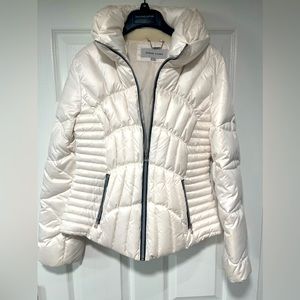 Black Rivet Medium Puffer Coat